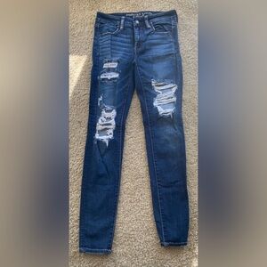 American Eagle high waisted jeggings (stretch). Size 4.